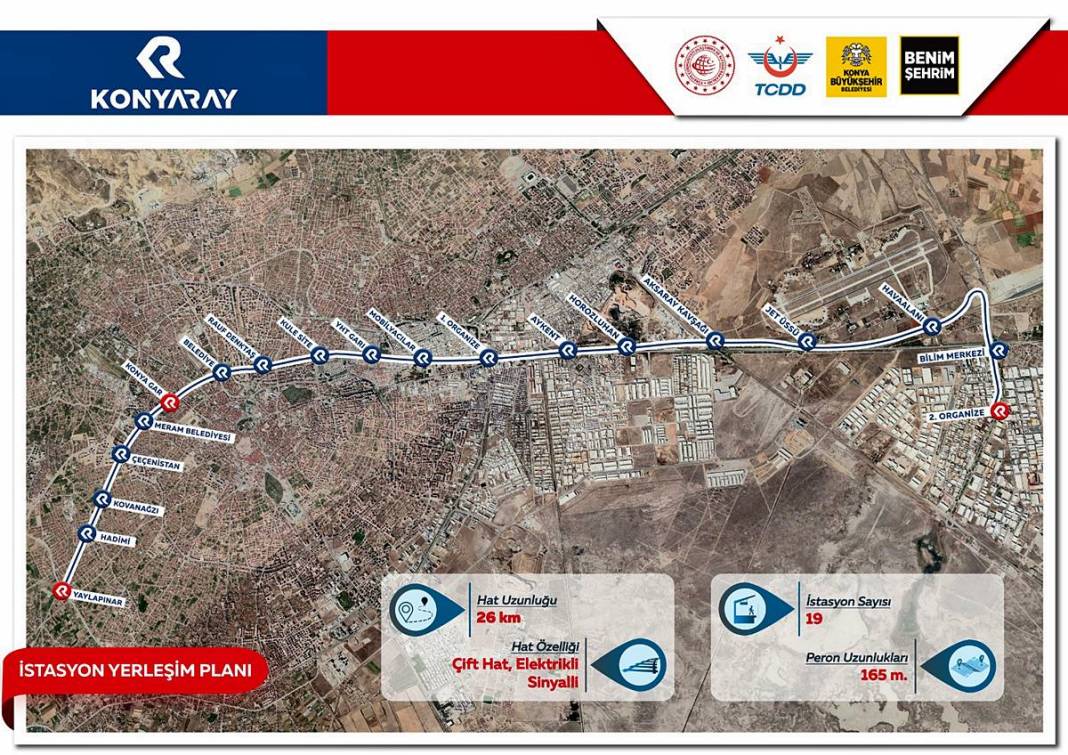 KonyaRay'da tarih belli oldu: 30 dakikaya düşüyor! Banliyö tren hattı, trafiğe nefes aldıracak 6